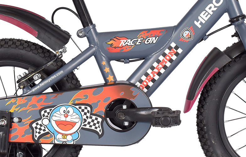 Buy Hero Doraemon Race On 14T Grey Kids Cycle Hero Cycles